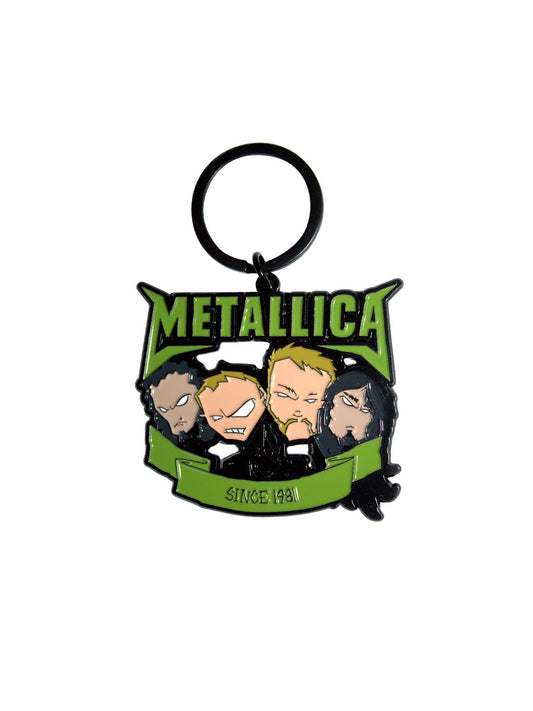 Metallica Since 1981 Heads Keychain (Double Sided)