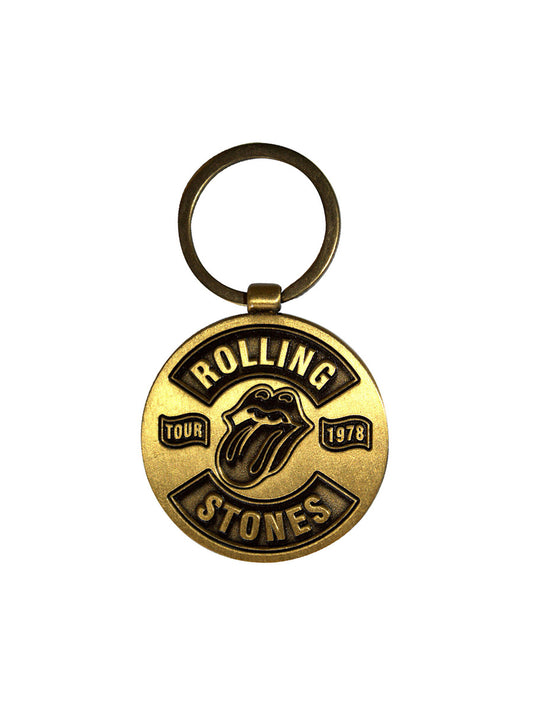 The Rolling Stones Classic Tongue/Tour '78 Keychain (Double Sided)