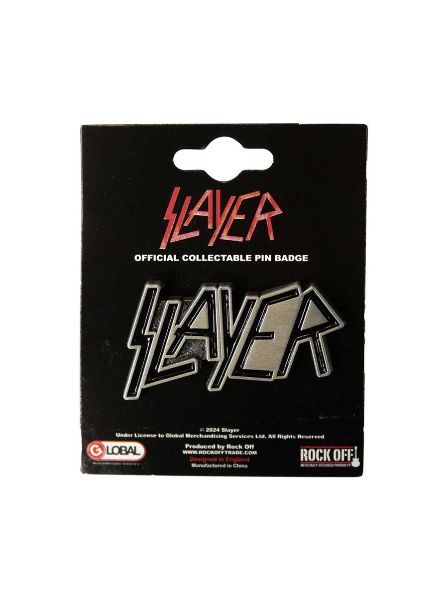 Slayer Pin Logo Badge