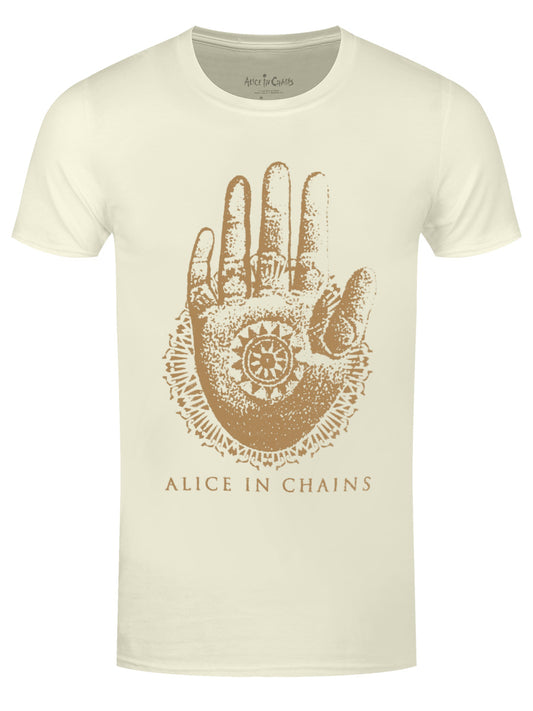Alice In Chains Hand Men's Cream T-Shirt