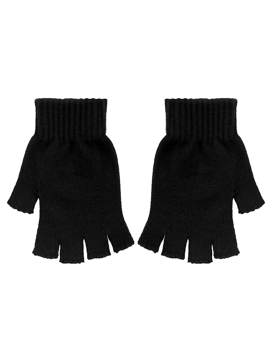 Ghost Cross Fingerless Gloves