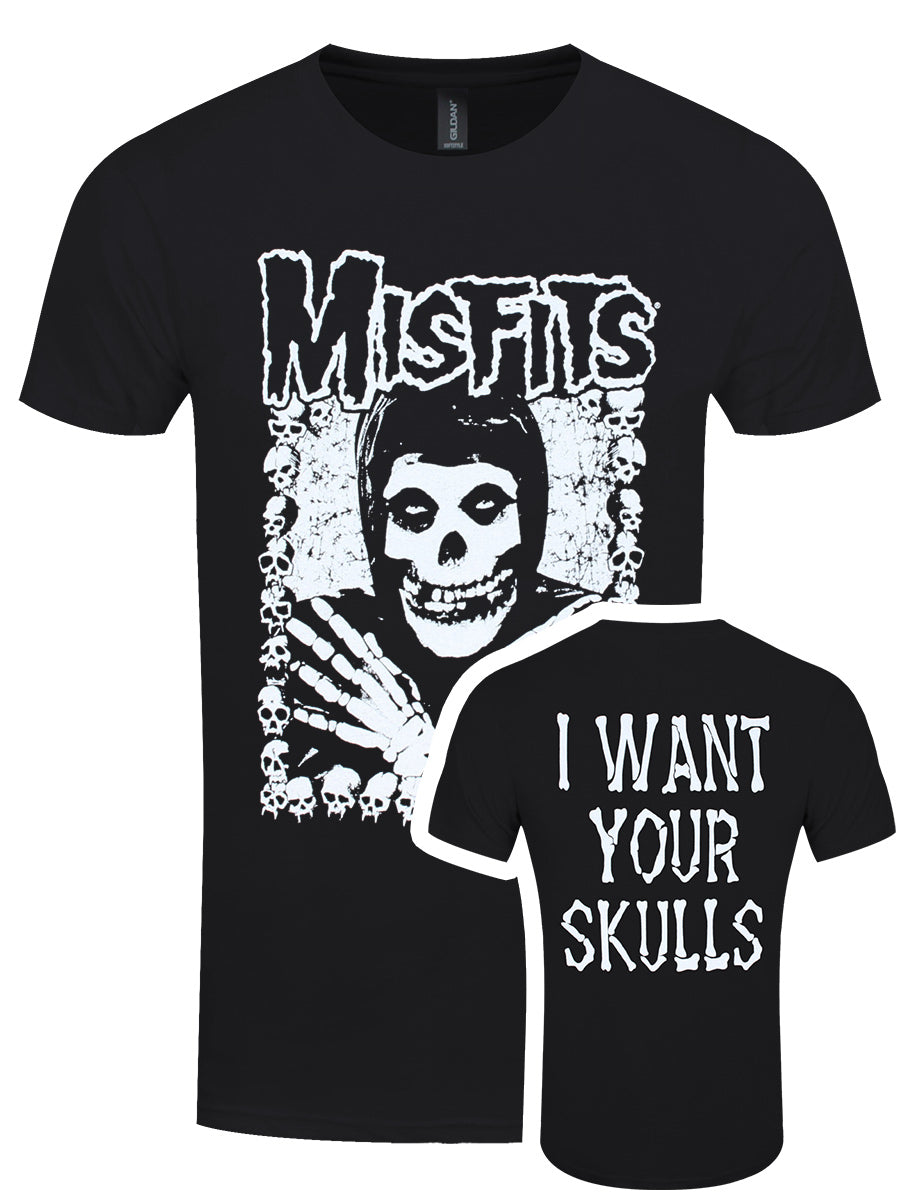 Misfits I Want Your Skulls Men's Black T-Shirt