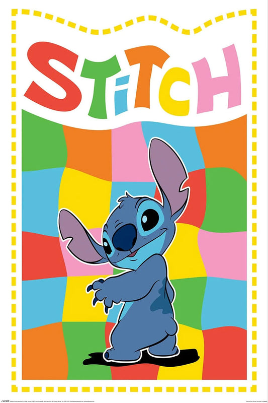 Stitch (Chequered Stitch) Maxi Poster