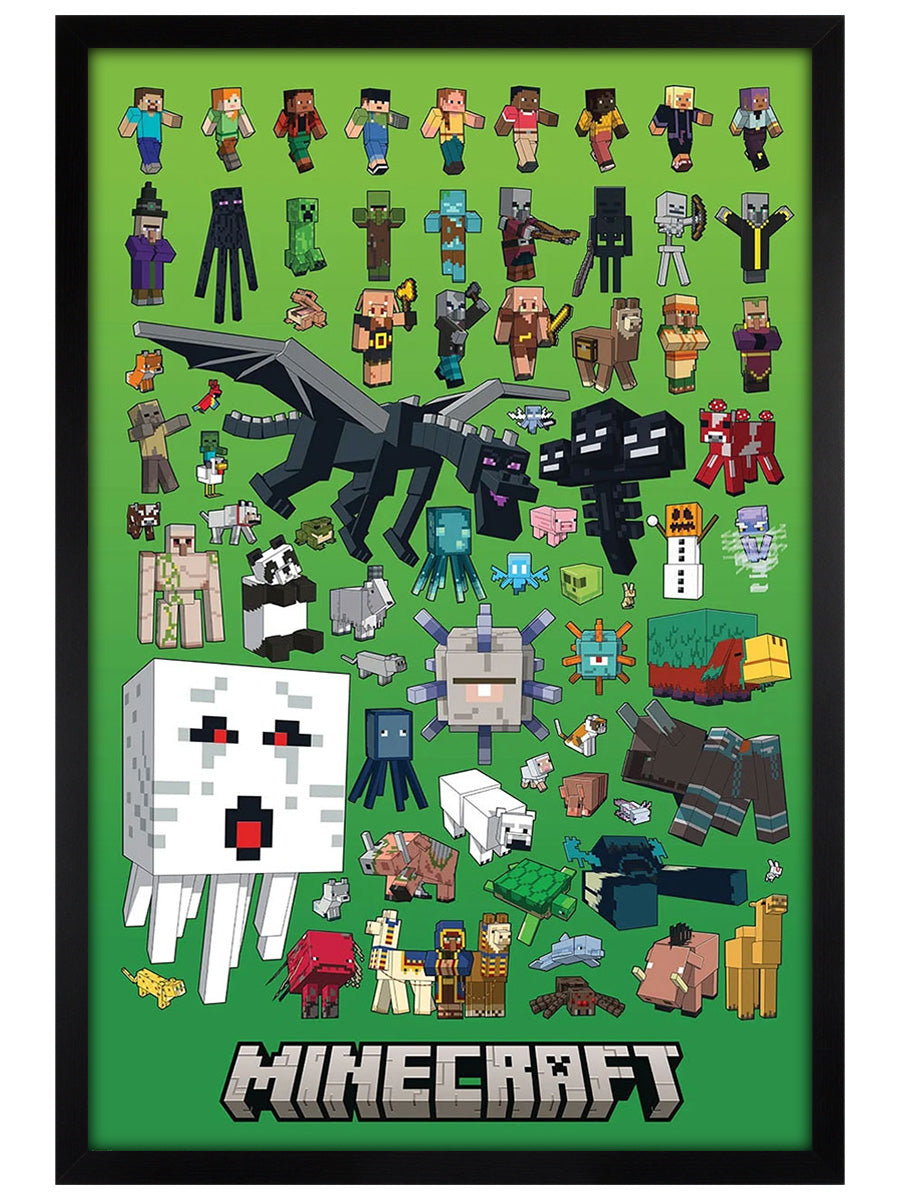 Minecraft (Character Montage) Maxi Poster