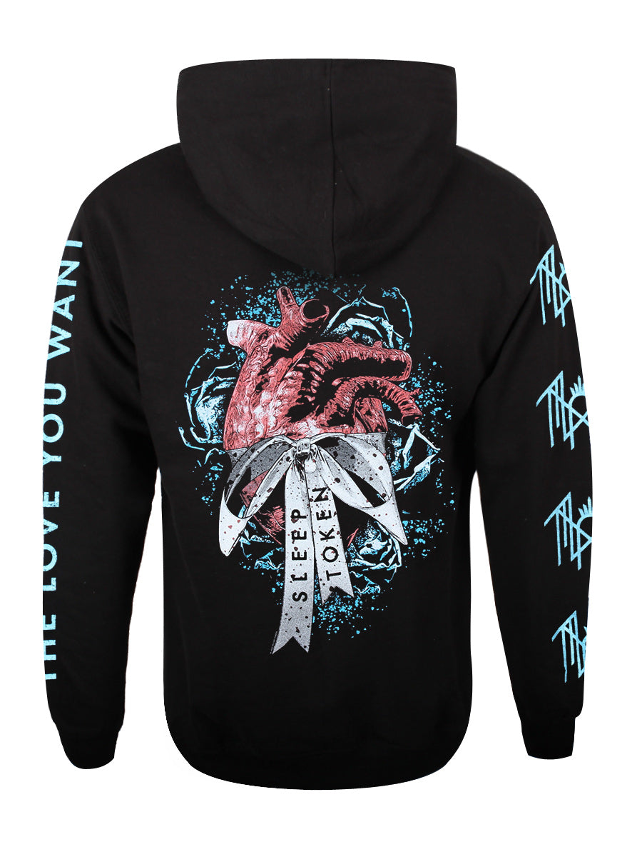 Sleep Token The Love You Want Heart Men's Black Hoodie