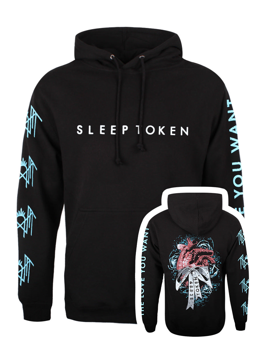 Sleep Token The Love You Want Heart Men's Black Hoodie