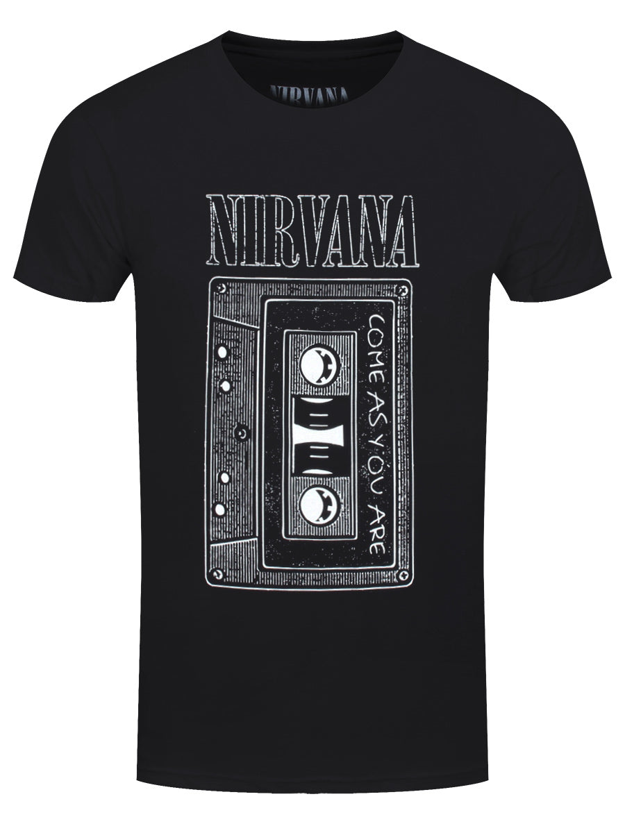 Nirvana As You Are Tape Men's Black T-Shirt