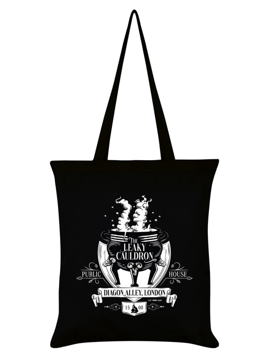 Harry Potter The Leaky Cauldron Black Tote Bag