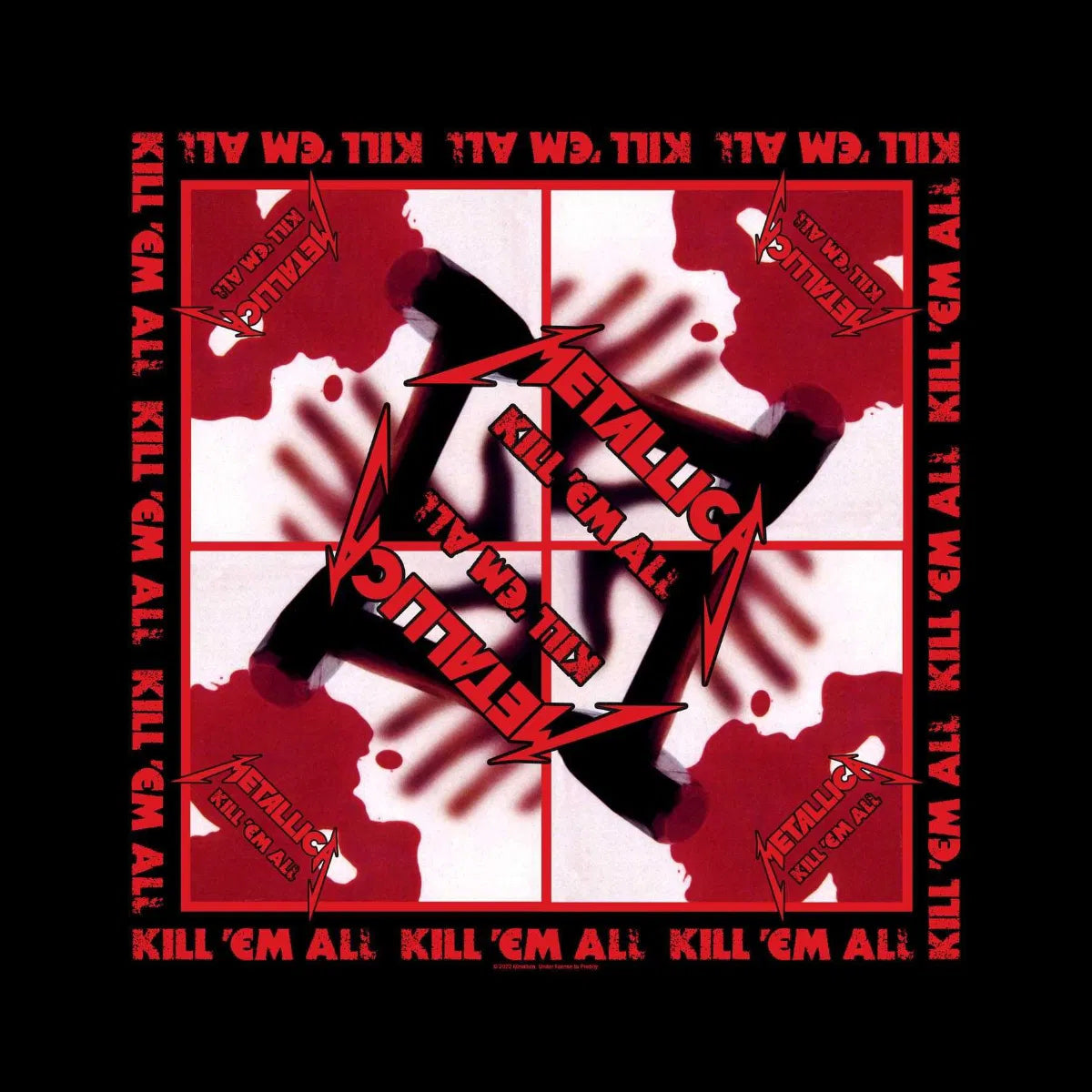 Metallica Kill 'Em All Bandana