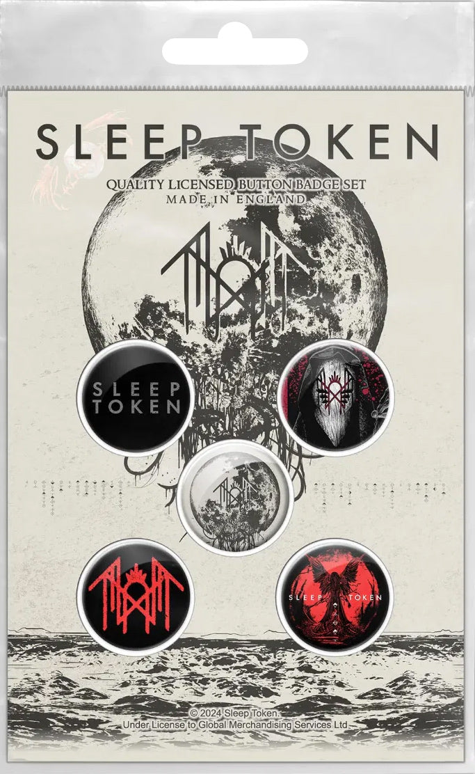 Sleep Token Take Me Back To Eden Badge Pack