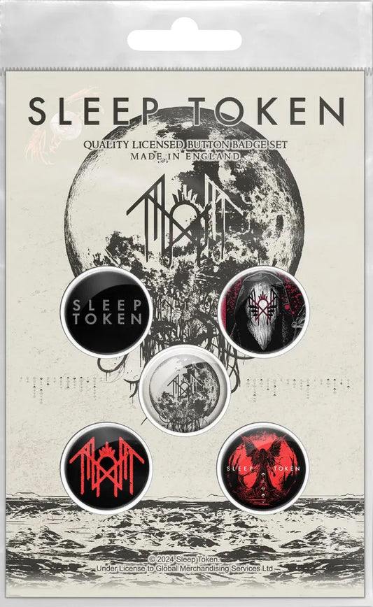Sleep Token Take Me Back To Eden Badge Pack