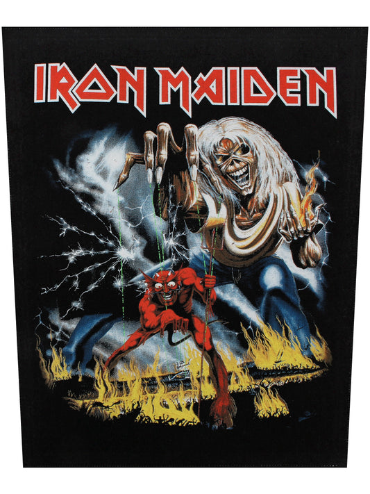Iron Maiden Number Of The Beast Back Patch