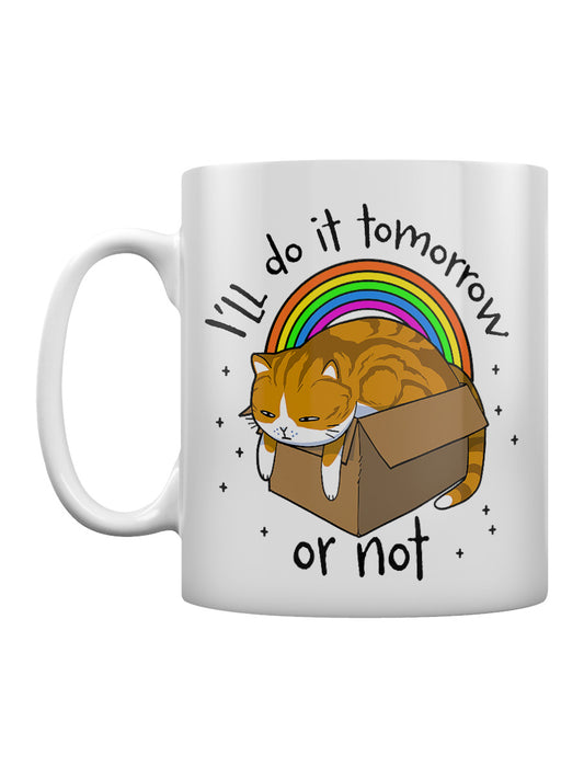 I'll Do It Tomorrow Cat Mug