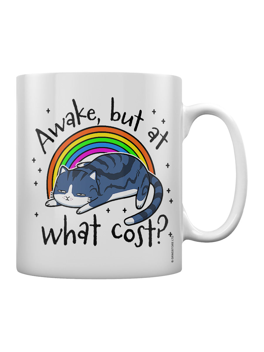 Awake But At What Cost? Cat Mug