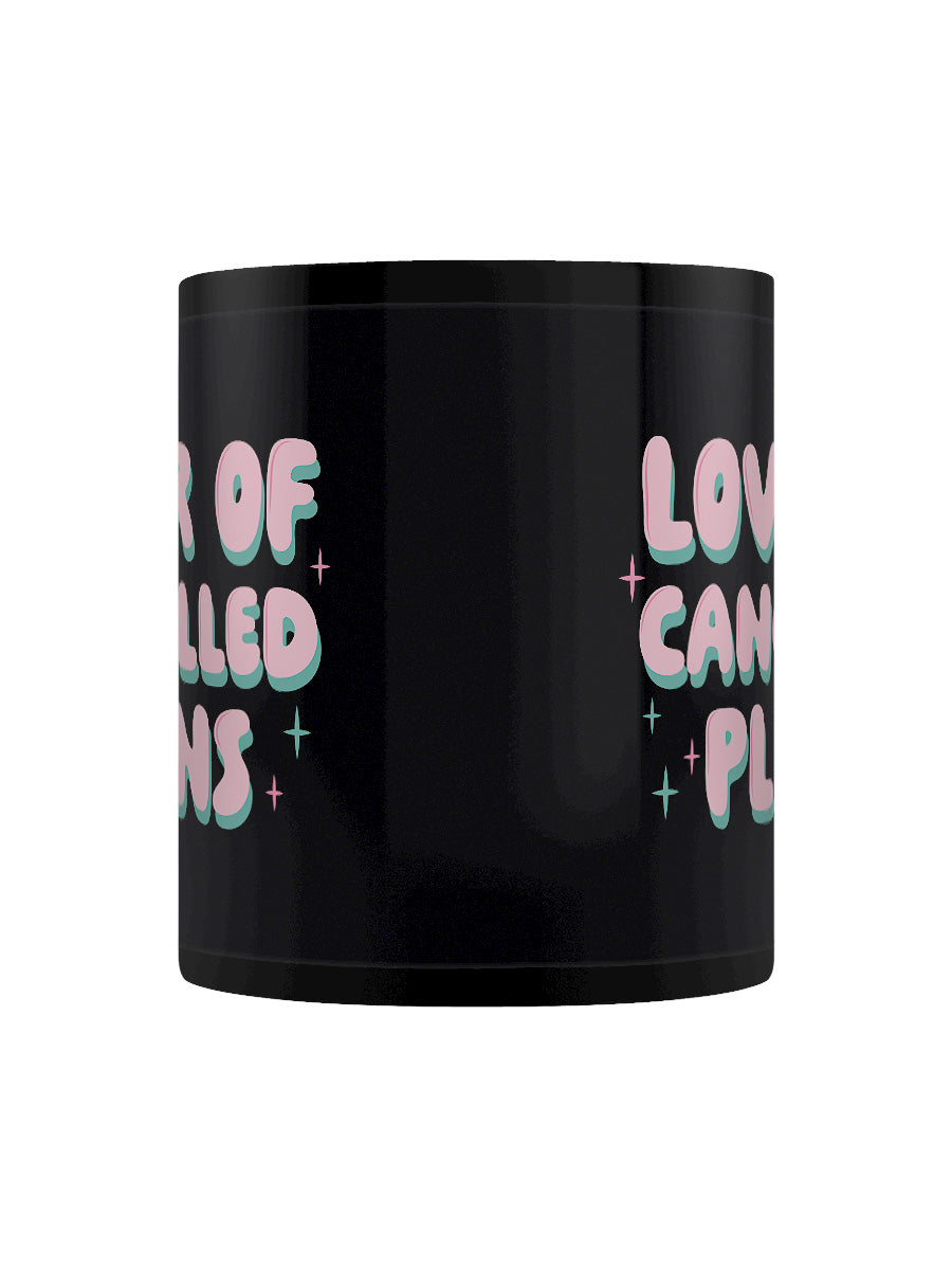 Lover Of Cancelled Plans Black Mug