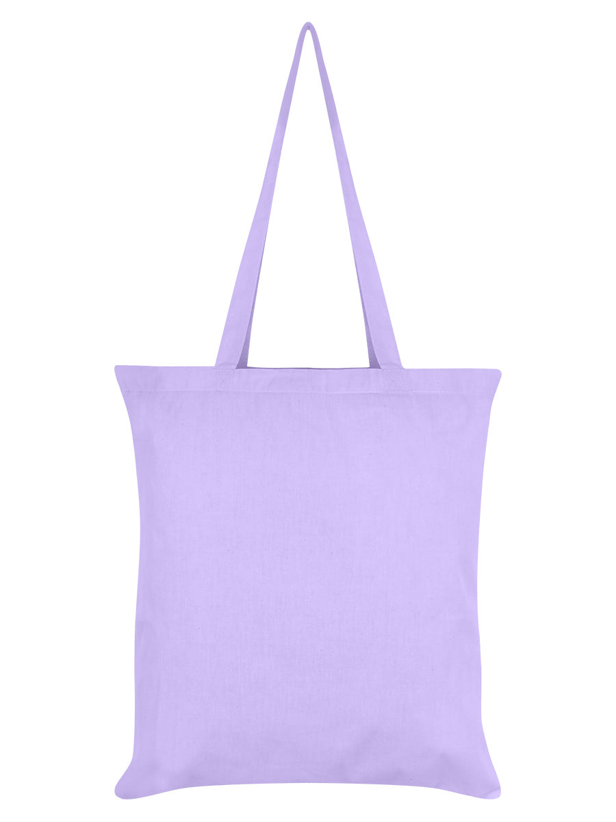 Awake But At What Cost? Cat Lilac Tote Bag