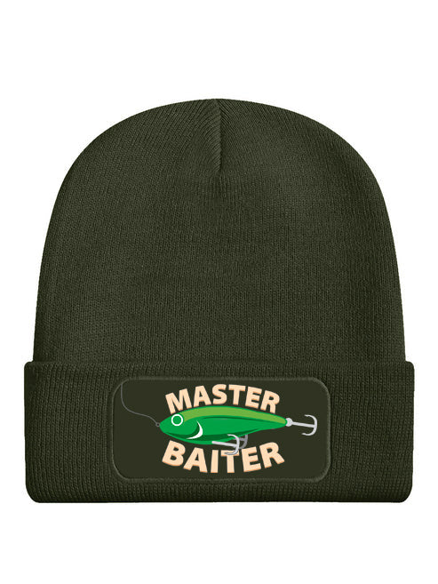 Master Baiter Olive Green Beanie