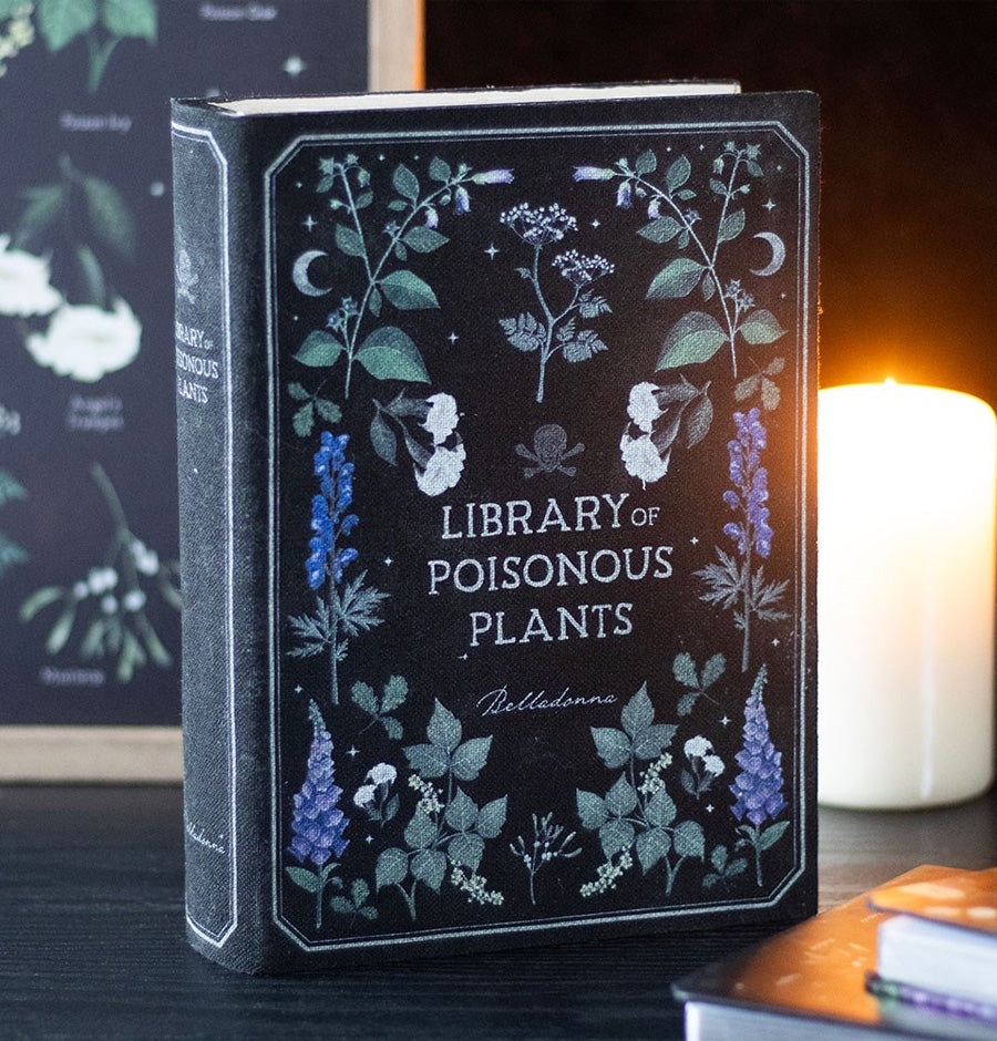Library of Poisonous Plants Book Shaped Storage Box