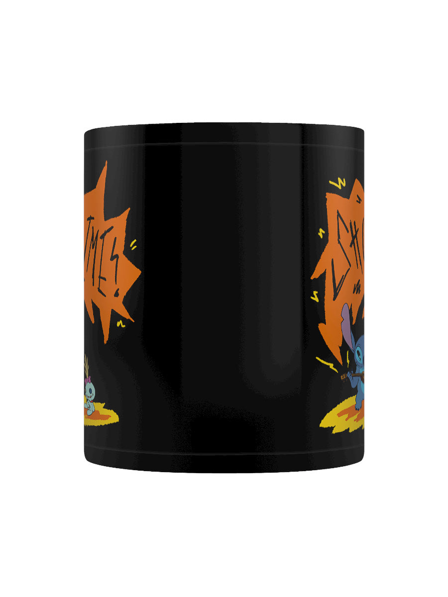 Lilo & Stitch Stitch & Scrump Black Mug
