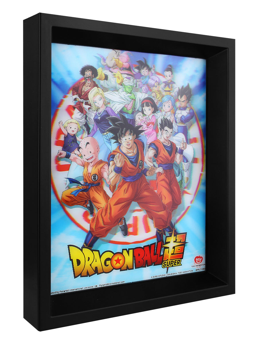 Dragon Ball Super (Goku And The Z Fighters) Framed 3D Lenticular Poster