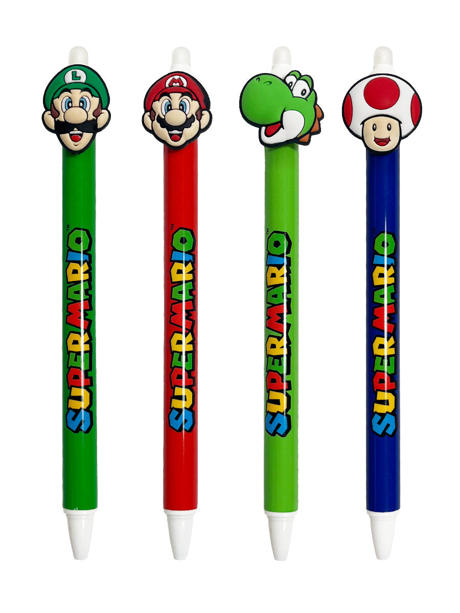 Super Mario Erasable Ink Gel Pen - Assorted