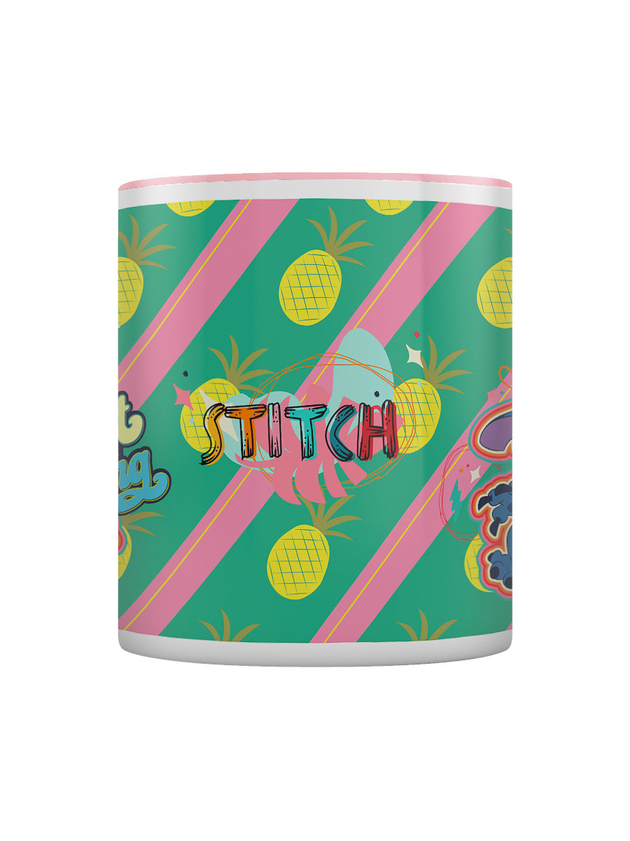Lilo And Stitch You're My Fav Pink Inner 2-Tone Mug