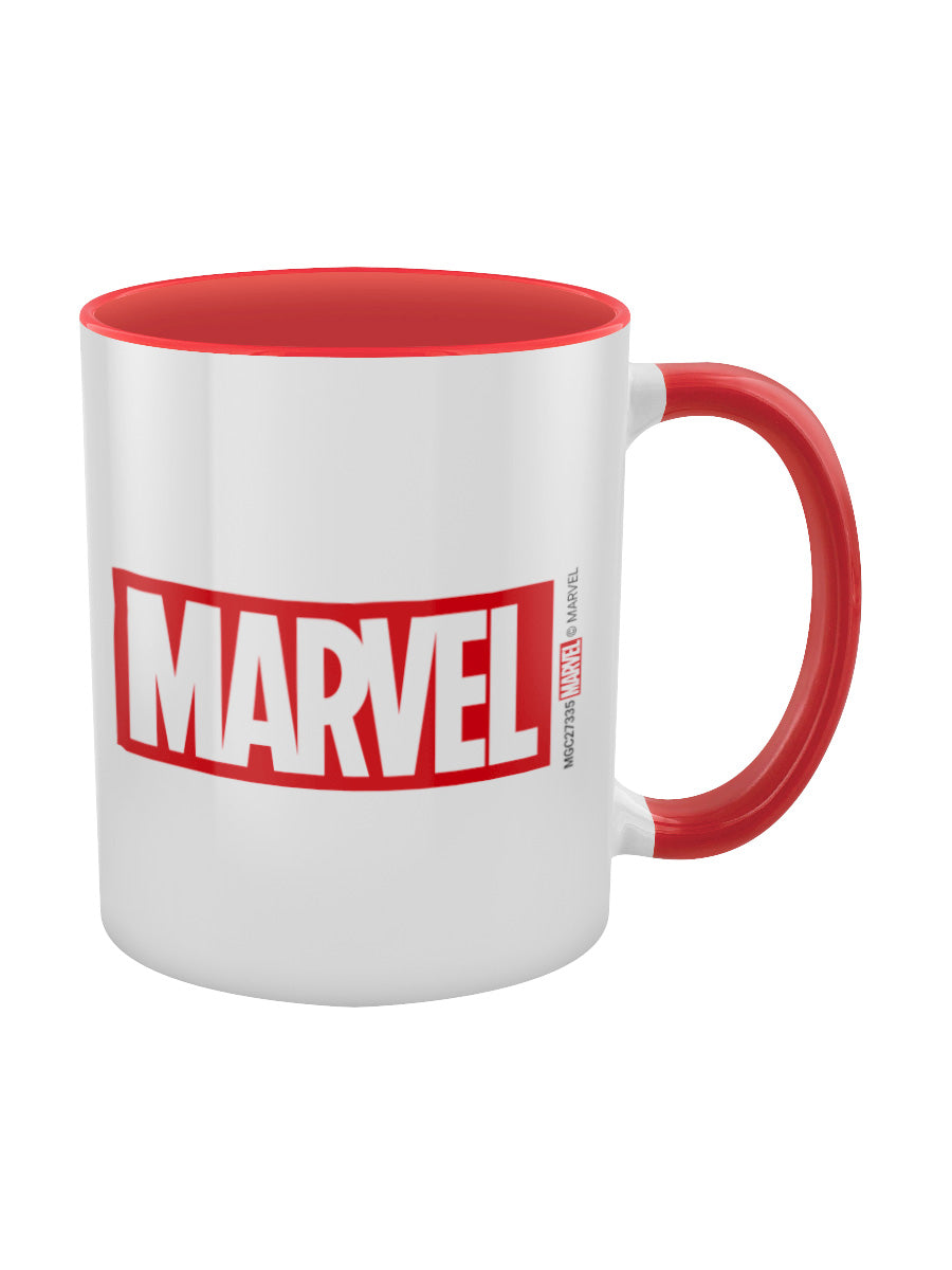 Marvel Logo Red Inner 2-Tone Mug