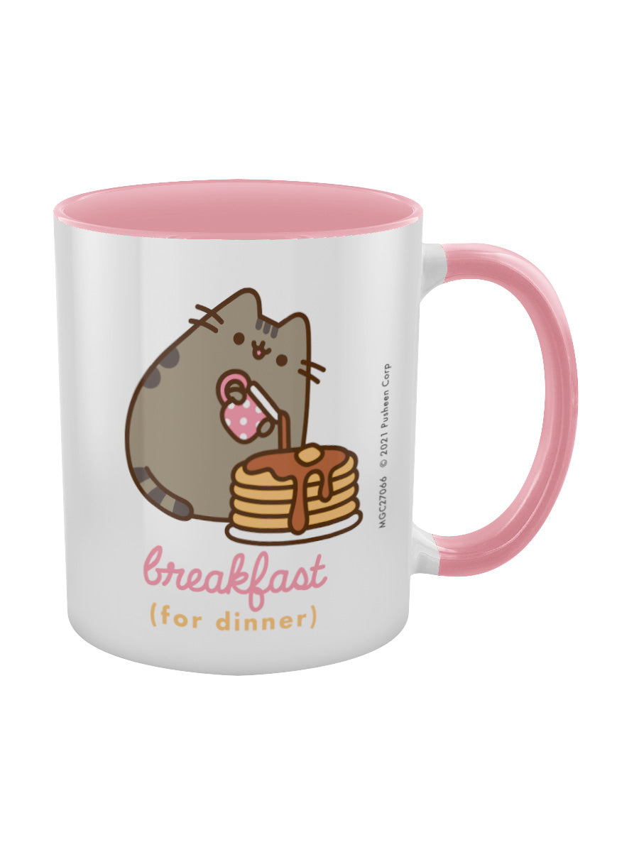 Pusheen Breakfast Pink Inner 2-Tone Mug