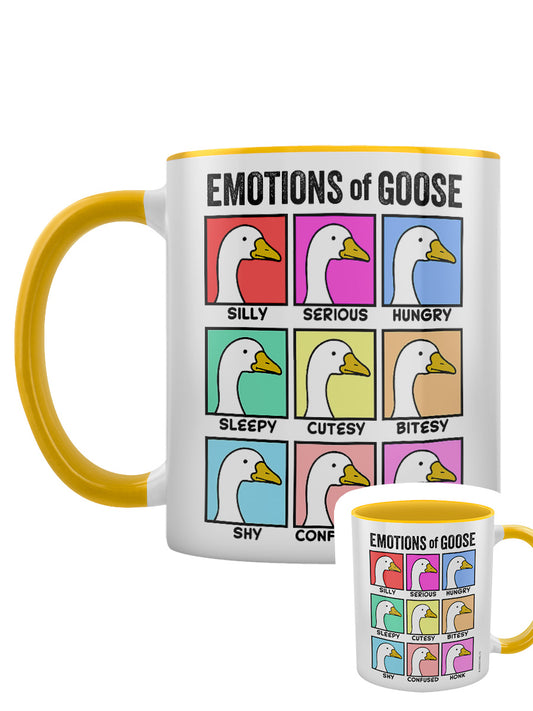 Silly Goose Emotions Of Yellow Inner 2-Tone Mug
