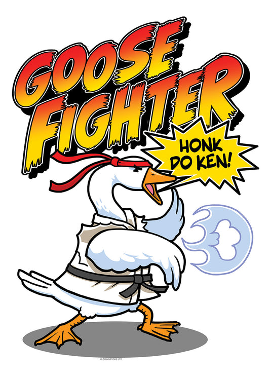 Silly Goose Fighter Mini Poster