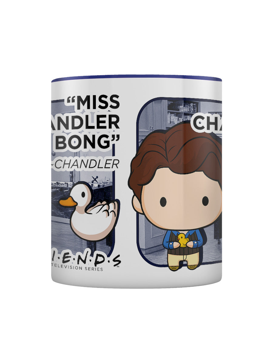 Friends Chandler Chibi Blue Inner 2-Tone Mug