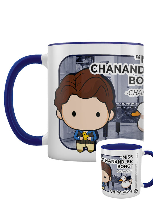 Friends Chandler Chibi Blue Inner 2-Tone Mug