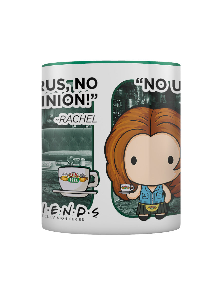 Friends Rachel Chibi Green Inner 2-Tone Mug
