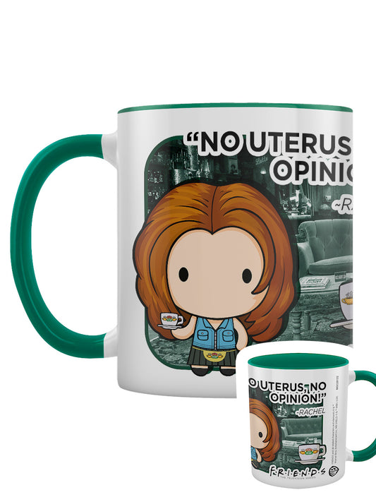 Friends Rachel Chibi Green Inner 2-Tone Mug