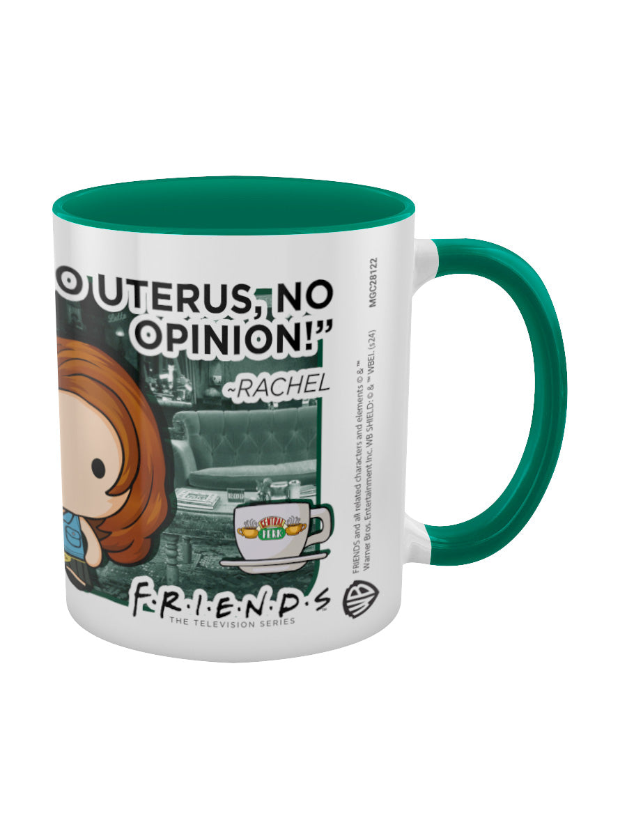 Friends Rachel Chibi Green Inner 2-Tone Mug