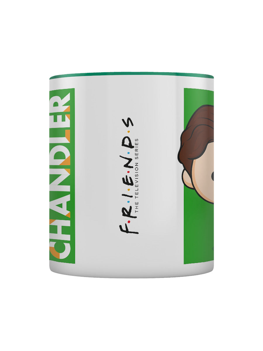 Friends Chandler Chibi Green Inner 2-Tone Mug
