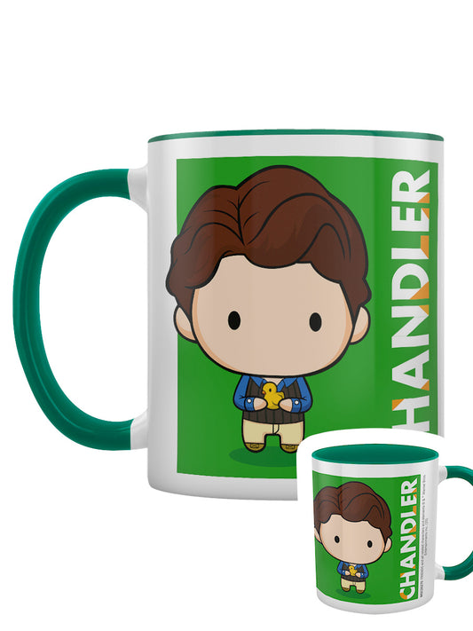 Friends Chandler Chibi Green Inner 2-Tone Mug