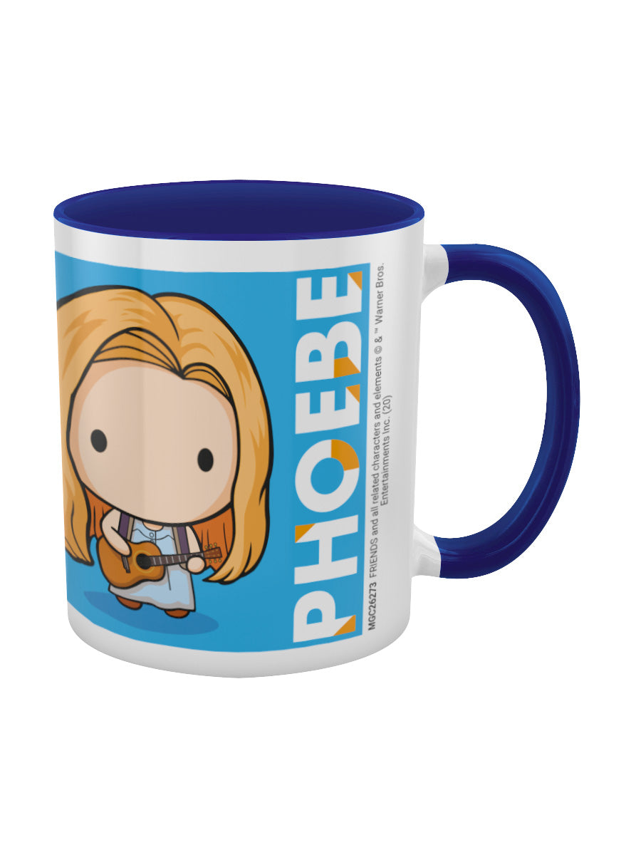 Friends Phoebe Chibi Blue Inner 2-Tone Mug