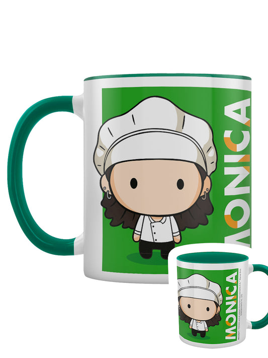 Friends Monica Chibi Green Inner 2-Tone Mug