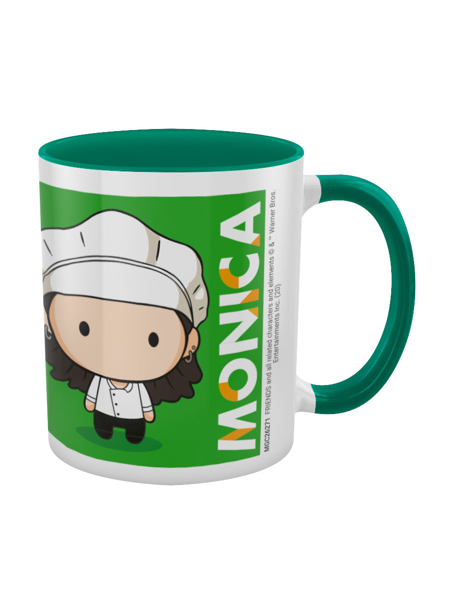 Friends Monica Chibi Green Inner 2-Tone Mug