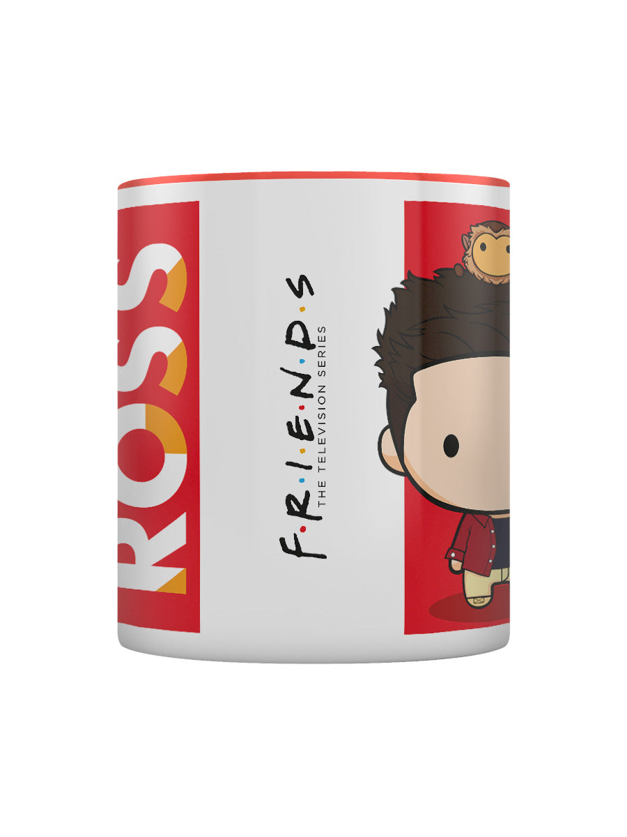 Friends Ross Chibi Red Inner 2-Tone Mug