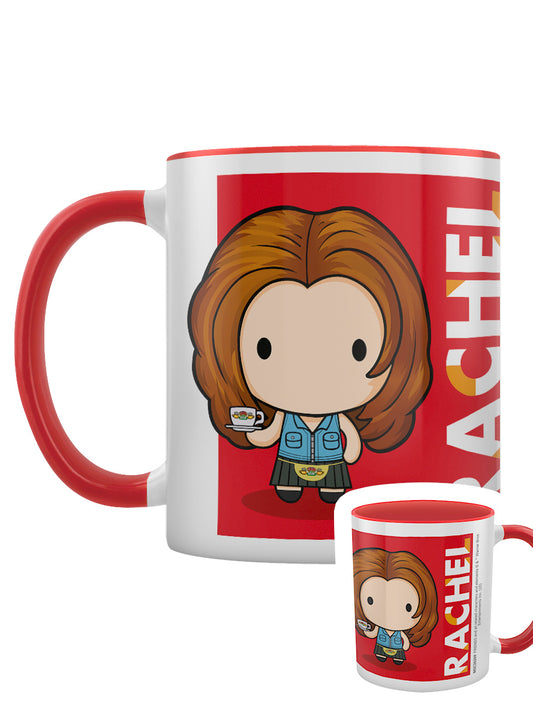 Friends Rachel Chibi Red Inner 2-Tone Mug