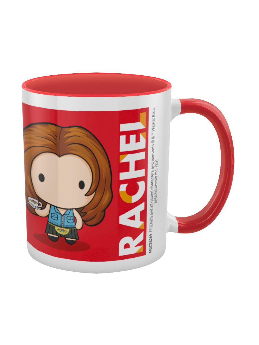 Friends Rachel Chibi Red Inner 2-Tone Mug
