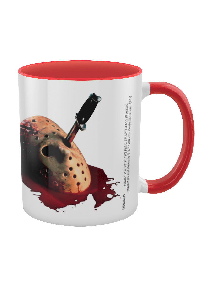 Friday The 13th Stabbed Red Inner 2-Tone Mug