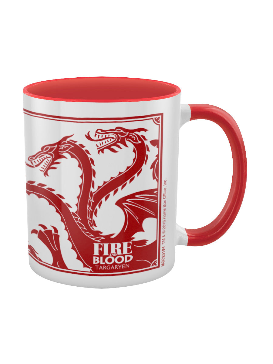 Game Of Thrones Targaryen Red Inner 2-Tone Mug