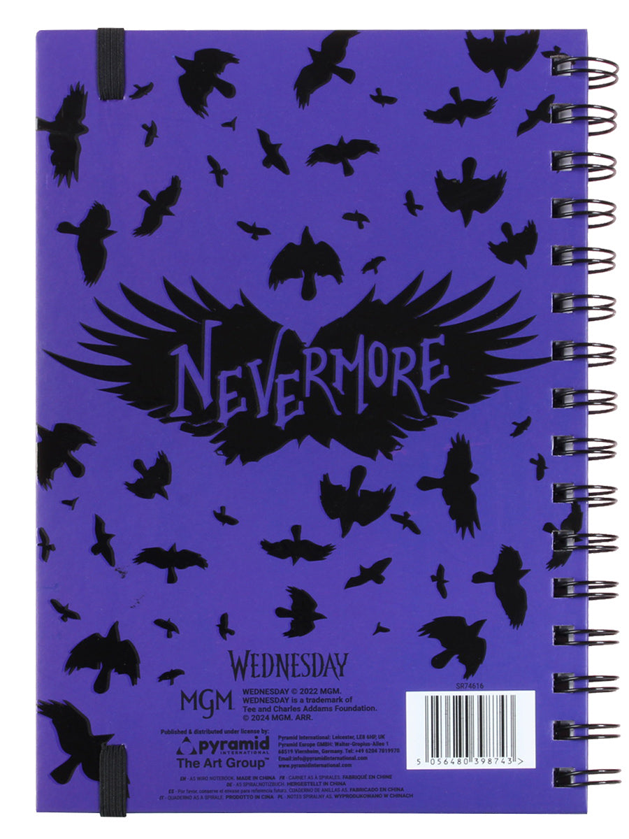 Wednesday (Ravens) A5 Wiro Notebook