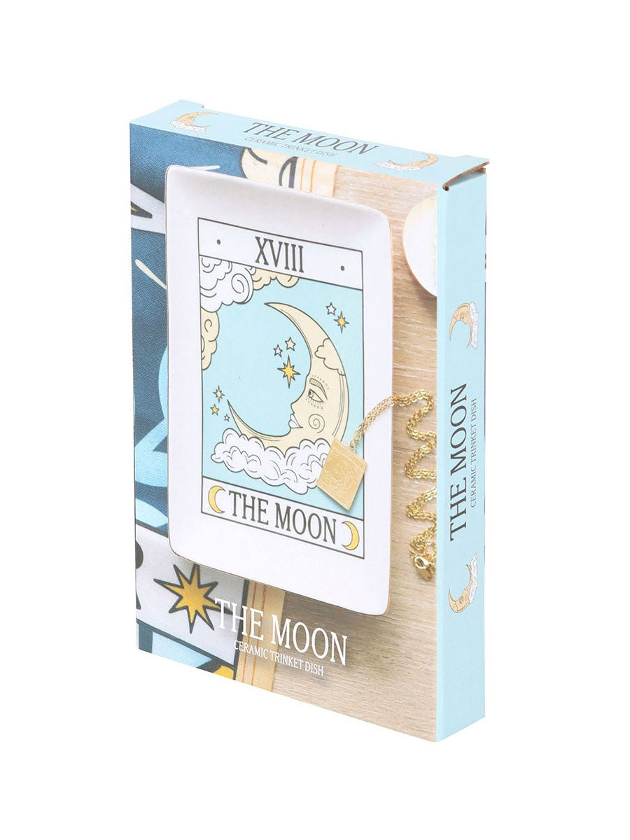 The Moon Vintage Tarot Trinket Dish