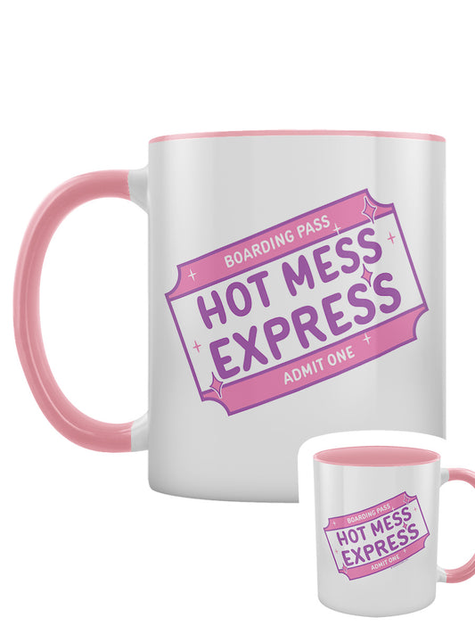 Hot Mess Express Pink Inner 2-Tone Mug