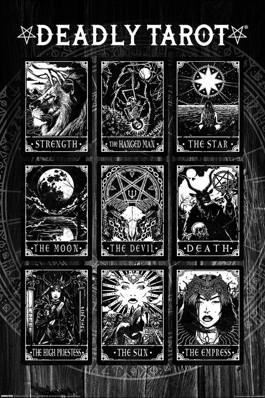 Deadly Tarot The Devil Compilation Maxi Poster