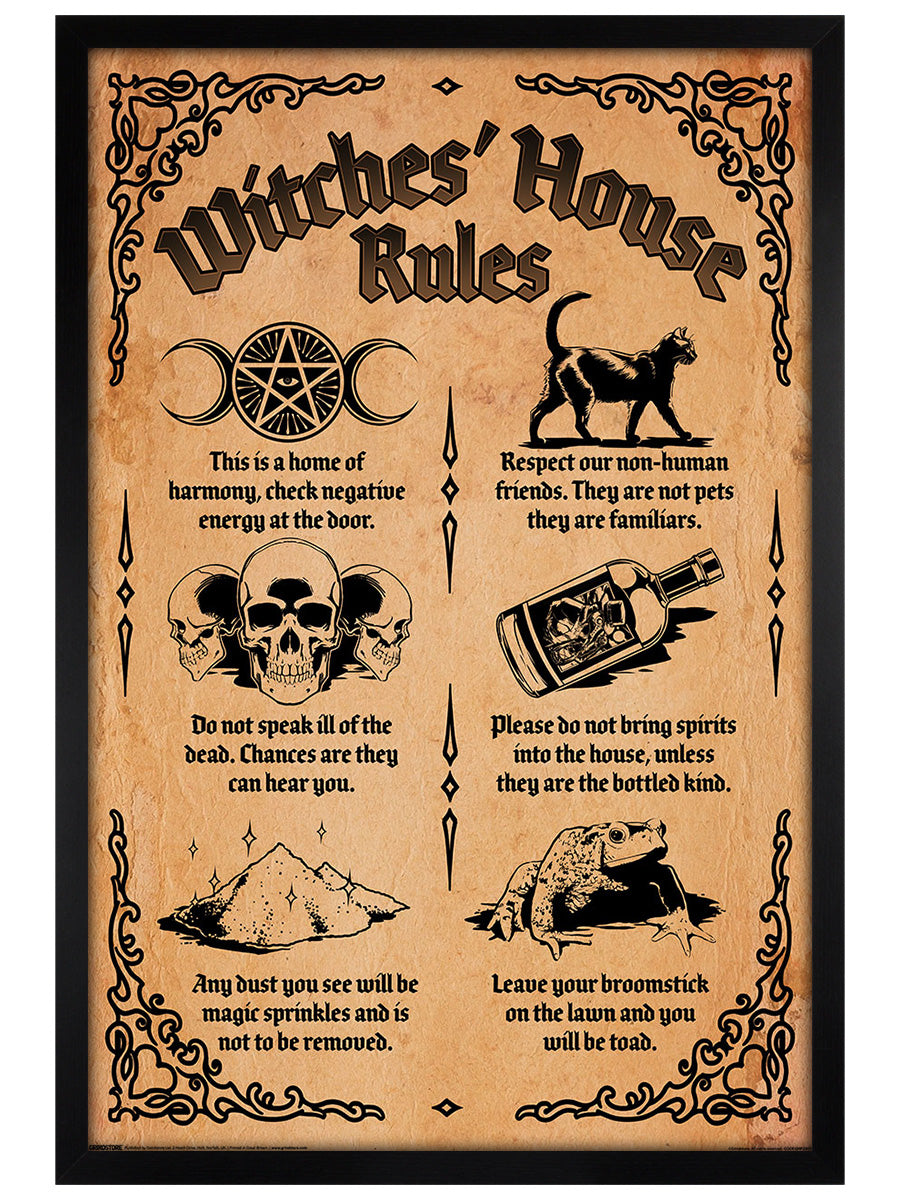 Witches' House Rules Maxi Poster